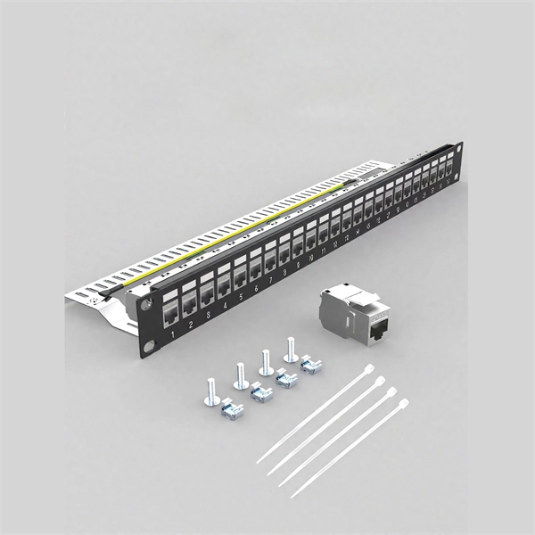 How to arrange cable management racks and patch panels